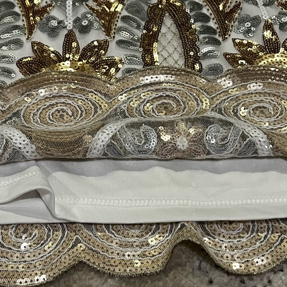 Main Strip Sequin Skirt - Picture 7 of 7